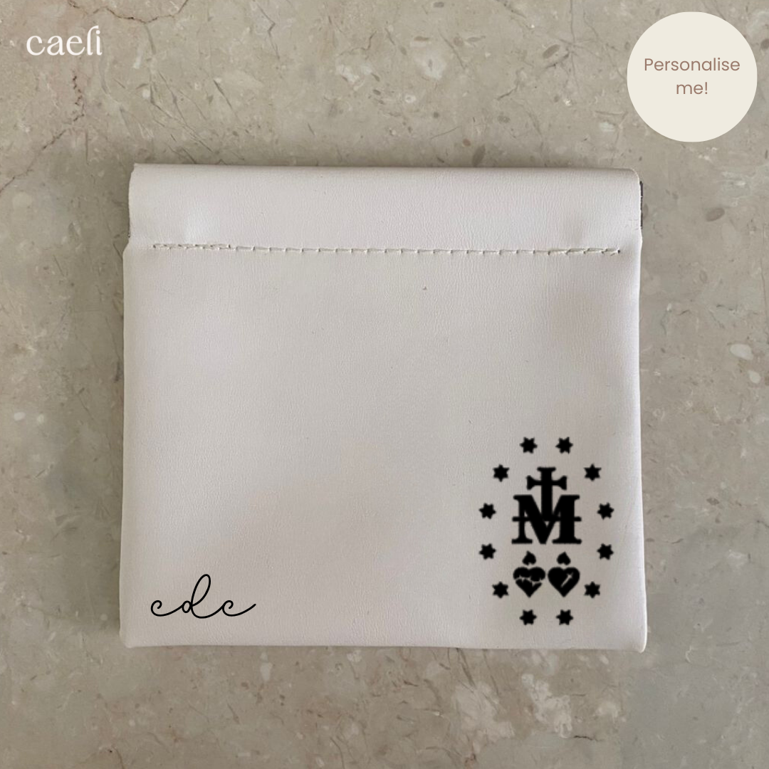 Faux Leather Mini Storage Bag | Magnetic Close | Customisable Design