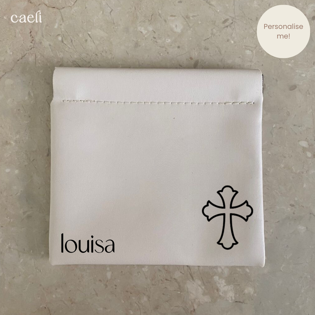 Faux Leather Mini Storage Bag | Magnetic Close | Customisable Design