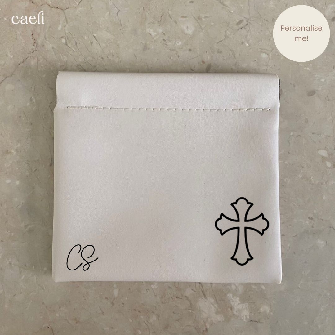 Faux Leather Mini Storage Bag | Magnetic Close | Customisable Design