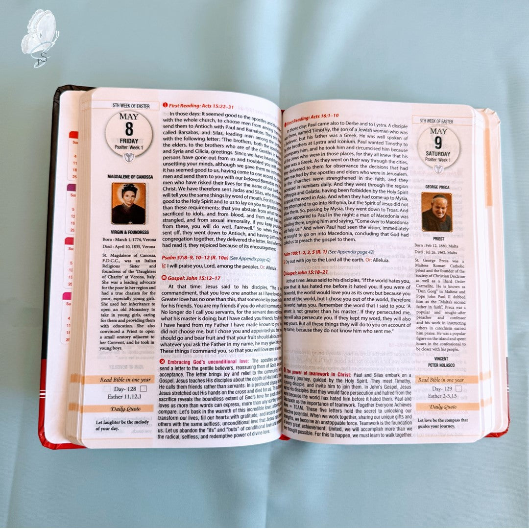 2026 Claretian Popular Choice Bible Diary – Catholic Mass and Prayer Guide (Hardcover)