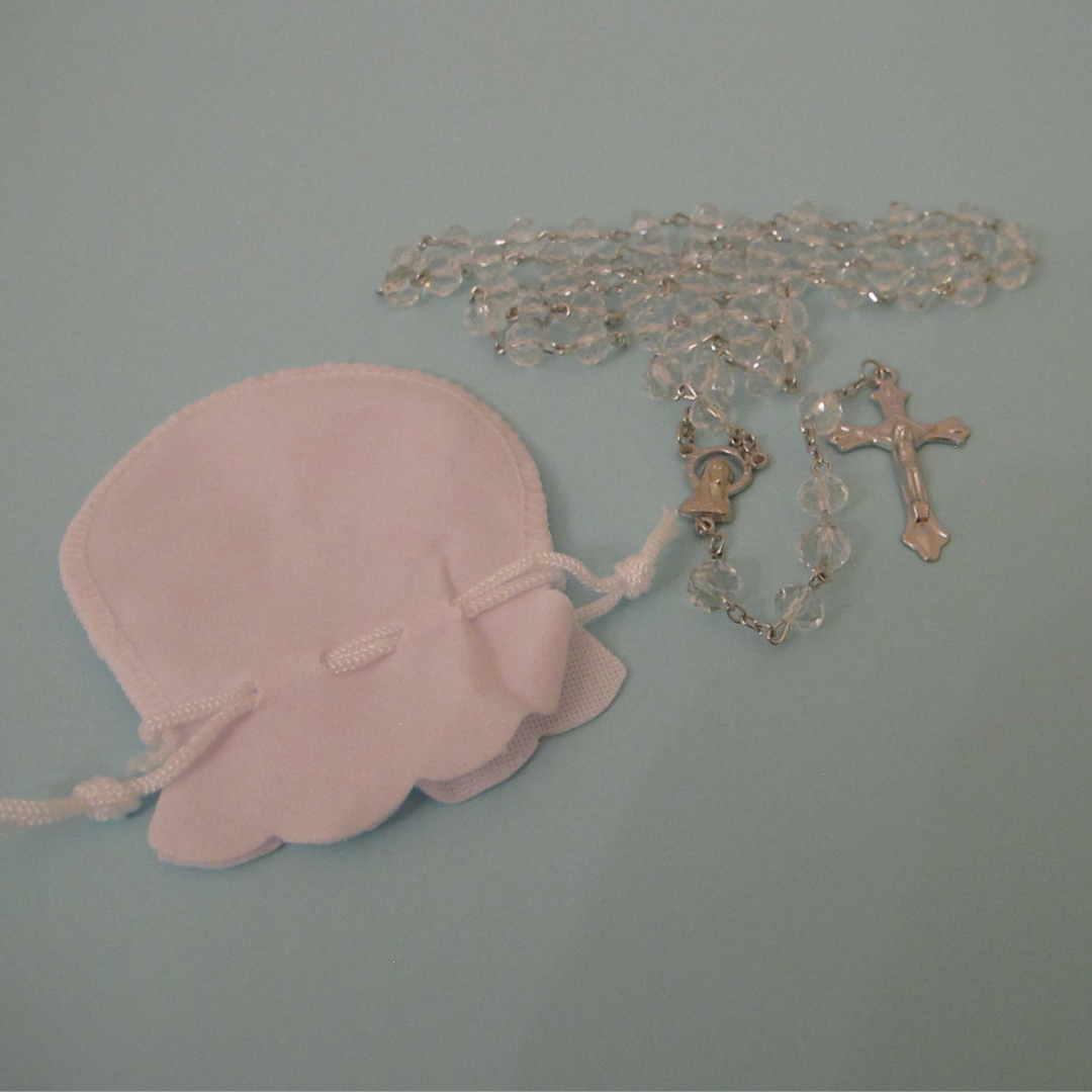 Crystal Rosary and Bracelet Set