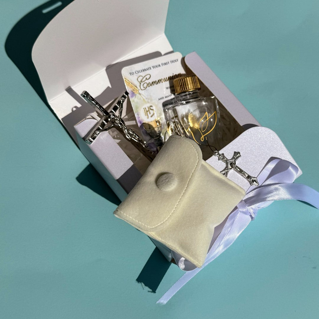 FIRST HOLY COMMUNION: Grace upon Grace First Holy Communion Gift Box | Midi Gift Box | Personalisation Available