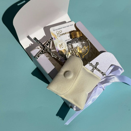 FIRST HOLY COMMUNION: Grace upon Grace First Holy Communion Gift Box | Midi Gift Box | Personalisation Available