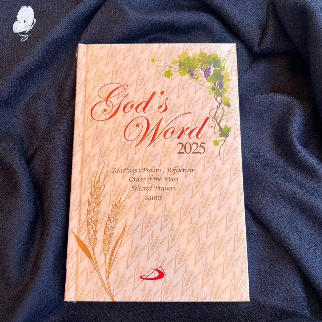 2025 Bible Hardcover Diary – God's Word - Catholic Mass and Prayer Guide