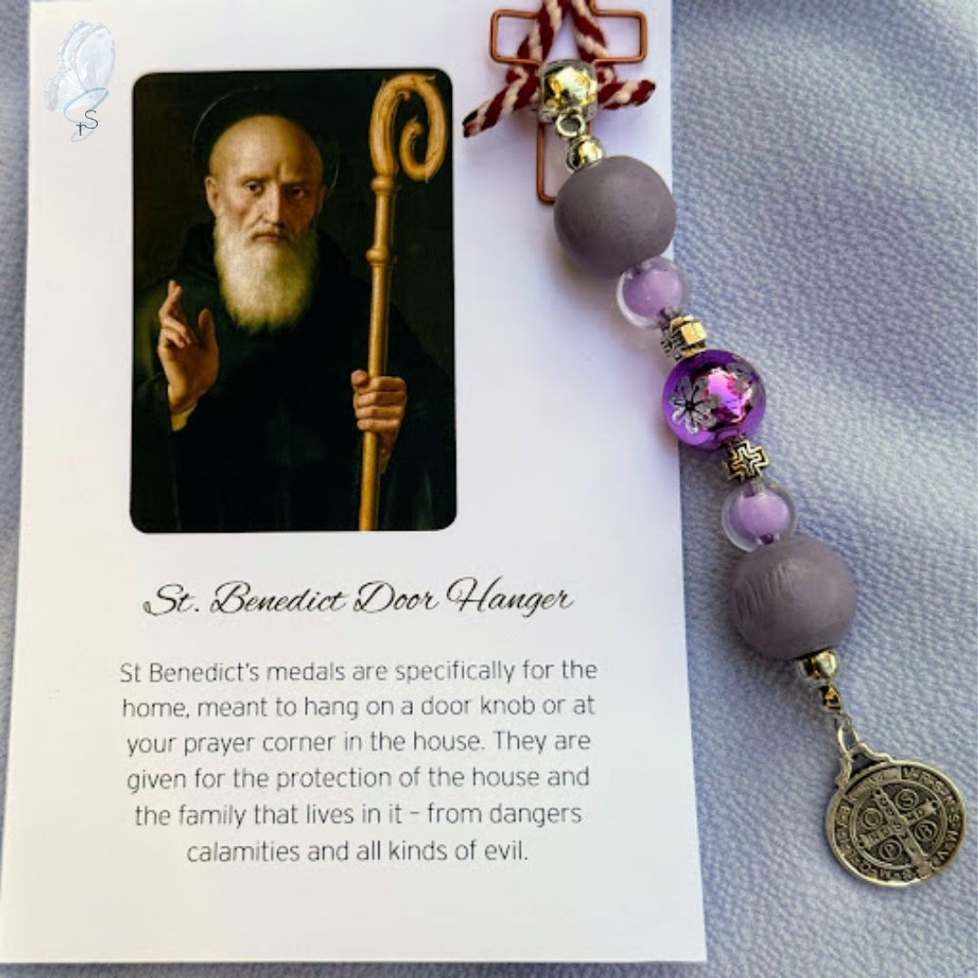 Saint Benedict Door Hanger