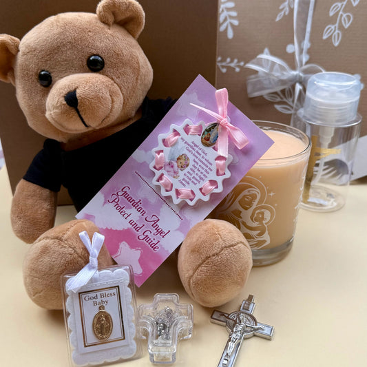 BAPTISM: God's Little Lamb Baptism Gift Box | Large Christening Gift Box | Personalised Gift Baby Boy Baptism | Baby Girl Baptism