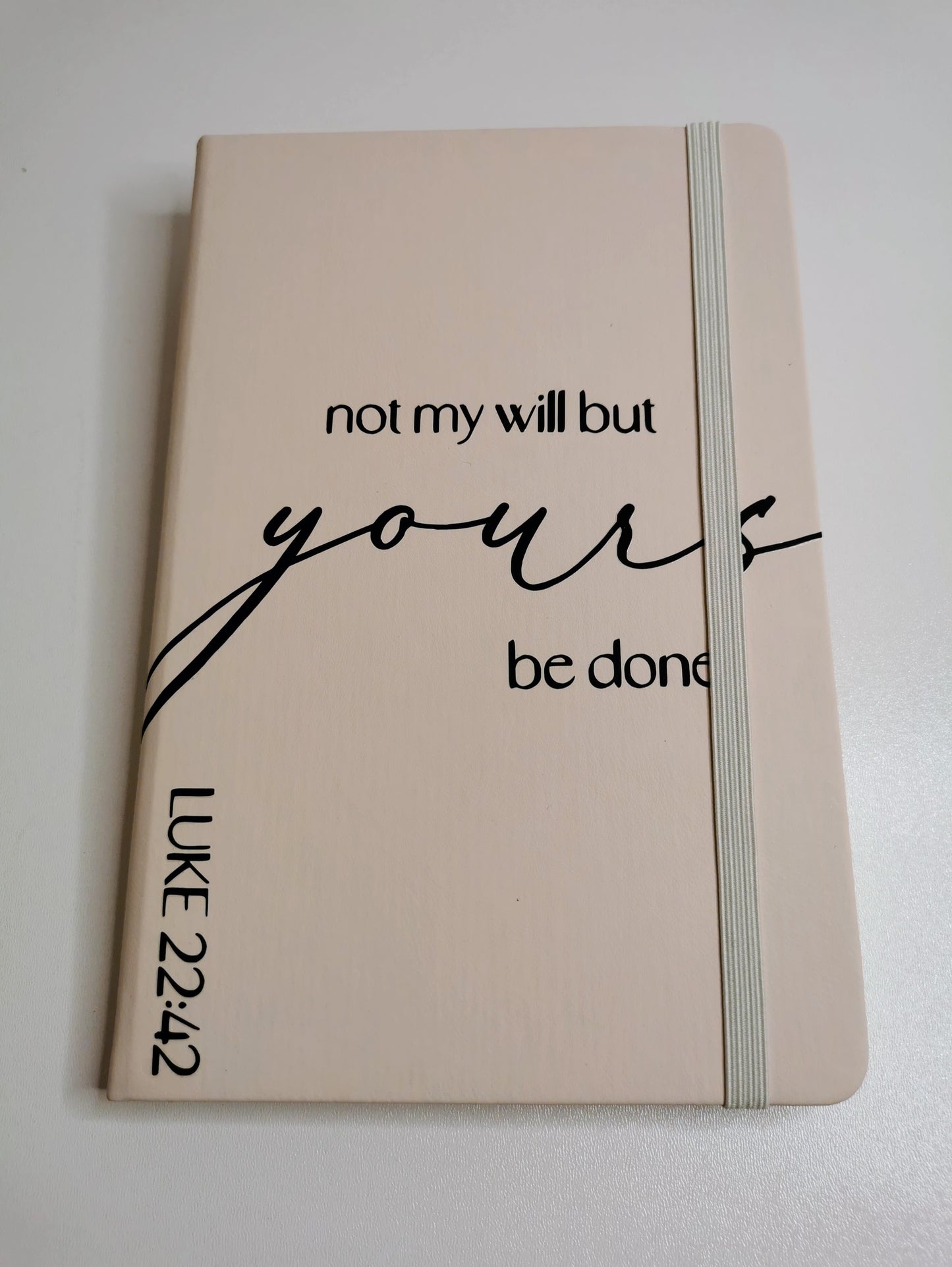 Not my will but Yours Notebook | A6 or A5 Notebook | Luke 22:42 | Personaliseable