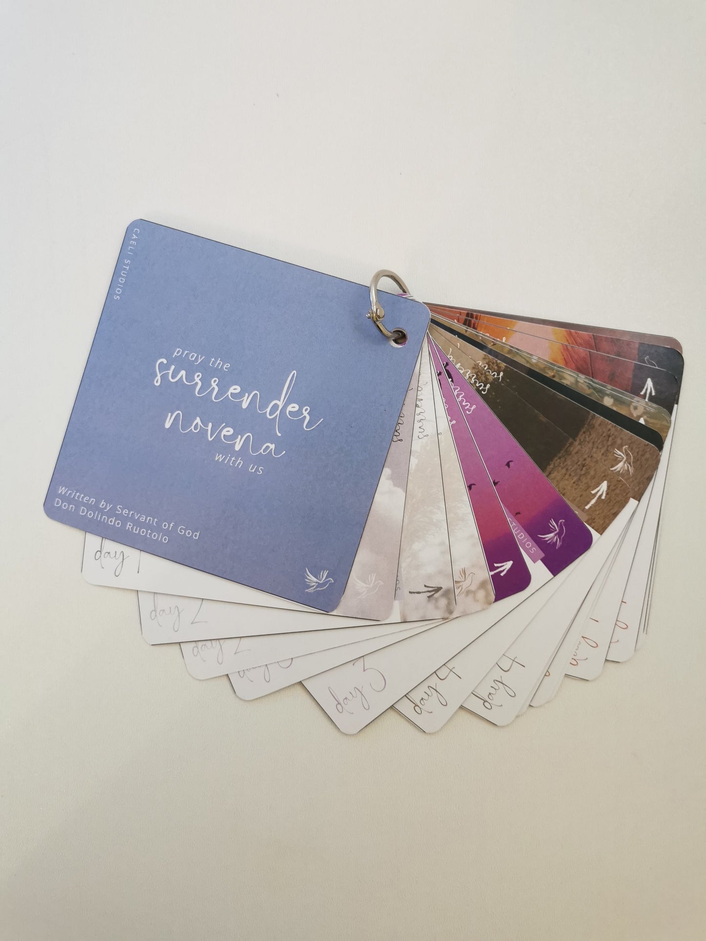 Pocket Prayers - Surrender Novena | 16-Page Prayer Guide with Binding Ring | Compact and Portable