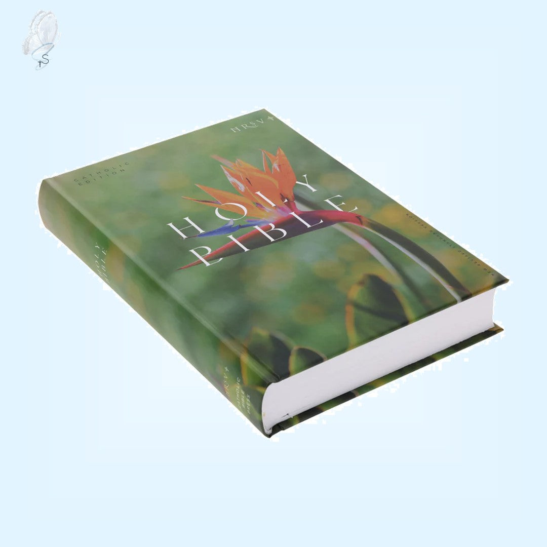 NRSV Bird of Paradise Hardcover Catholic Edition Holy Bible