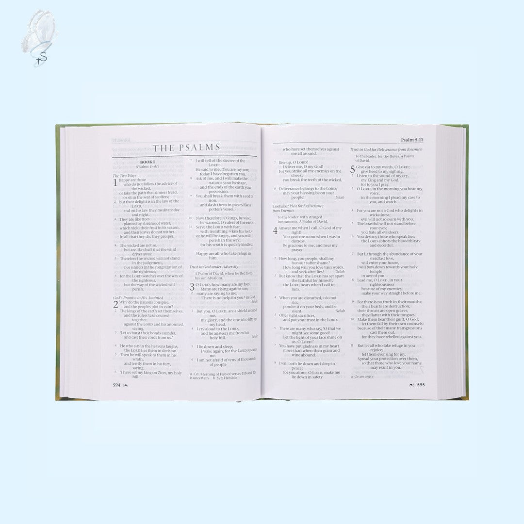 NRSV Bird of Paradise Hardcover Catholic Edition Holy Bible