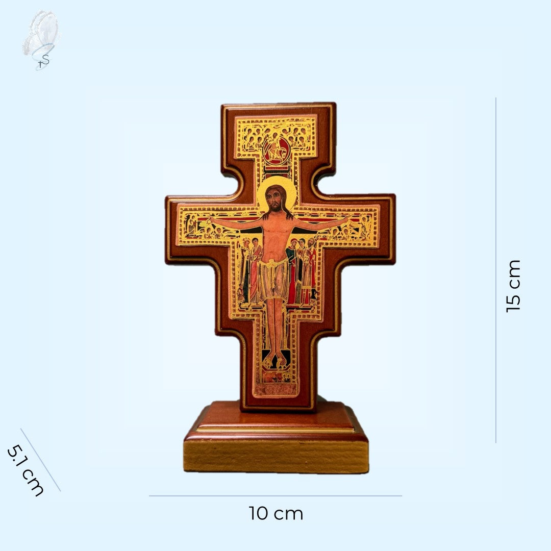 Standing San Damiano Crucifix