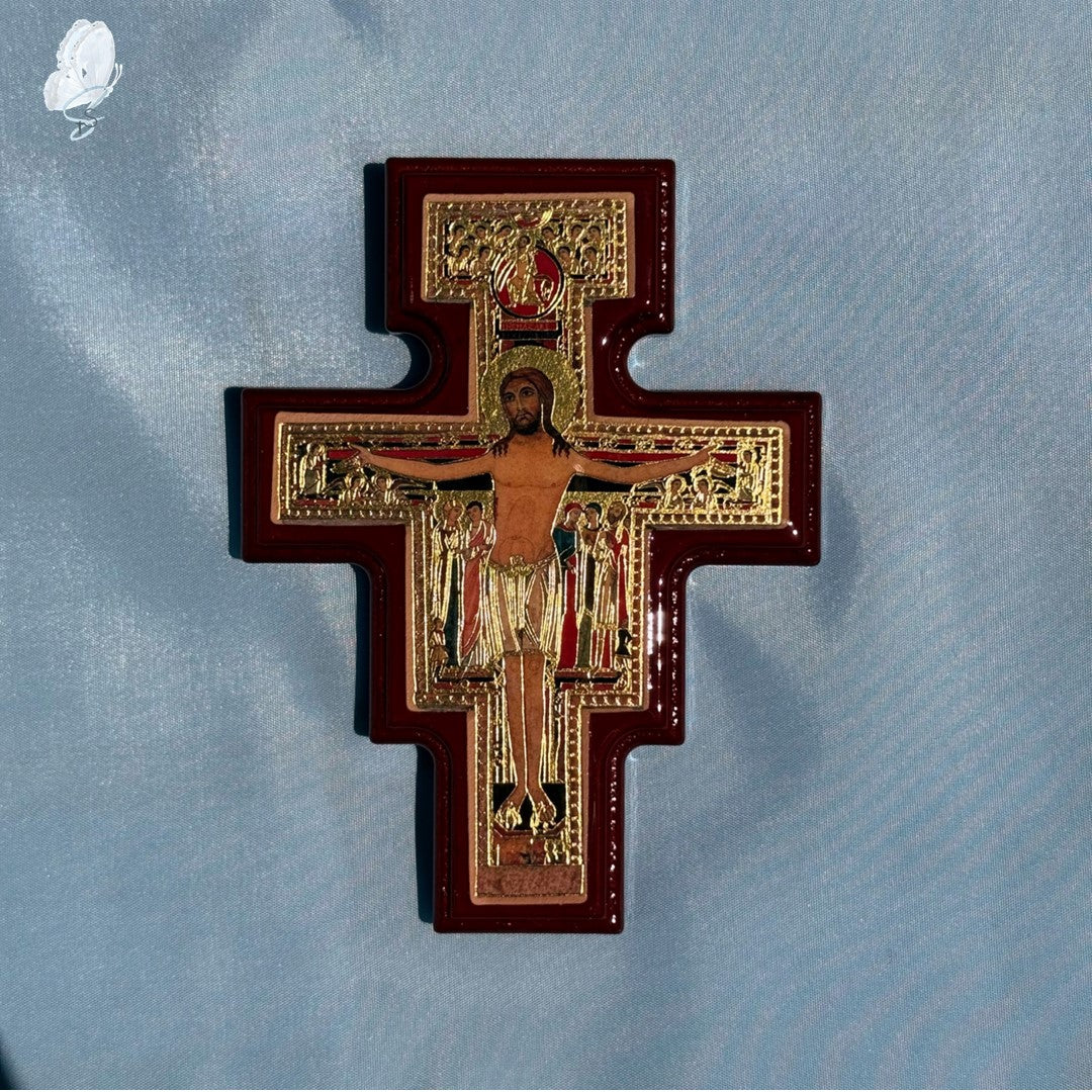 Standing San Damiano Crucifix