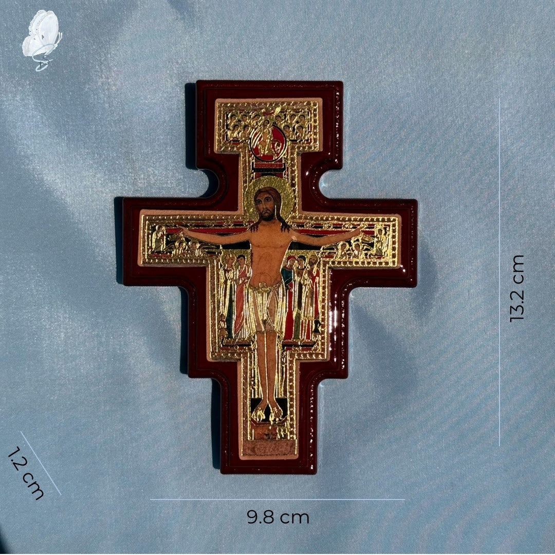Standing San Damiano Crucifix