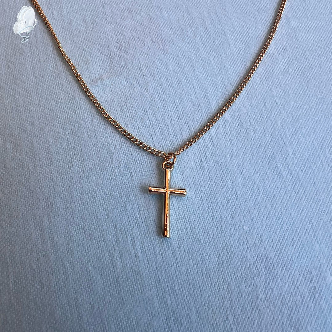 Silver Costume Jewellery Necklaces with Cross Pendants