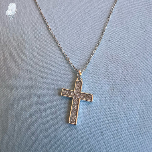 Silver Costume Jewellery Necklaces with Cross Pendants