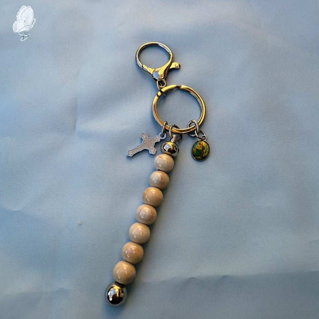 Chaplet of St Jude Keyring