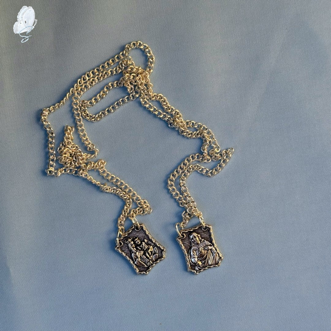 Scapular Necklace | Silver-Tone