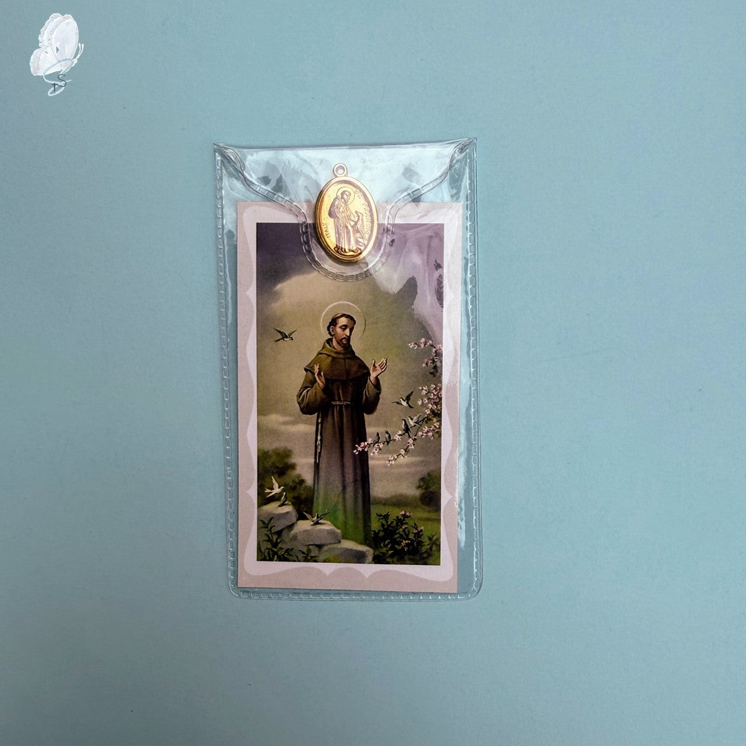SAINT BOX: Assisi Chest Gift Box | Midi St Francis of Assisi Gift Box | Confirmation Gift Set