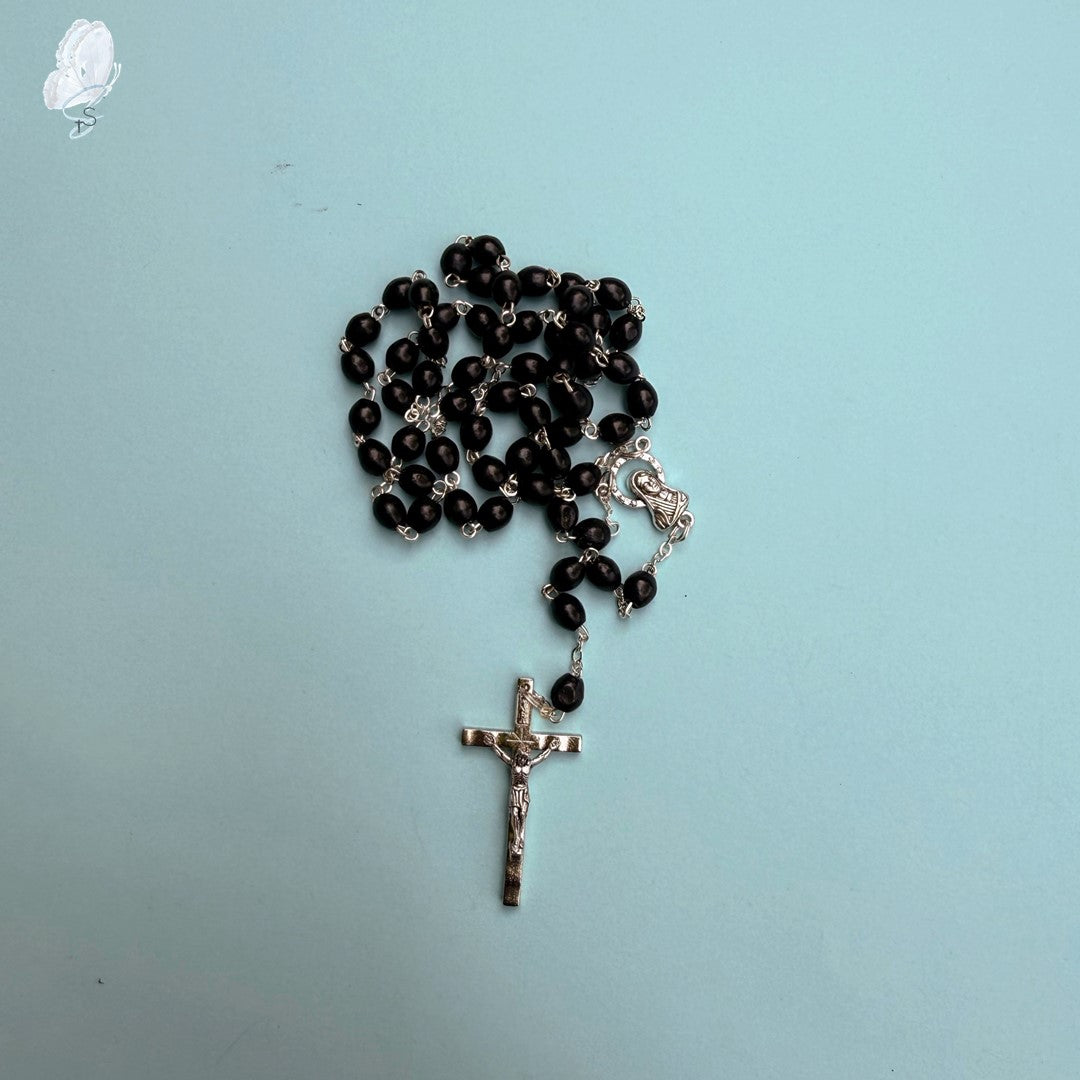 My Rosary – Oblong Wooden Beads