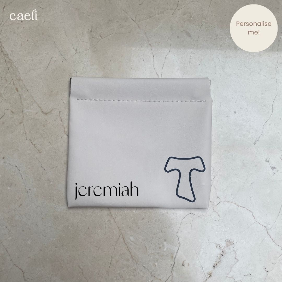 Faux Leather Mini Storage Bag | Magnetic Close | Customisable Design