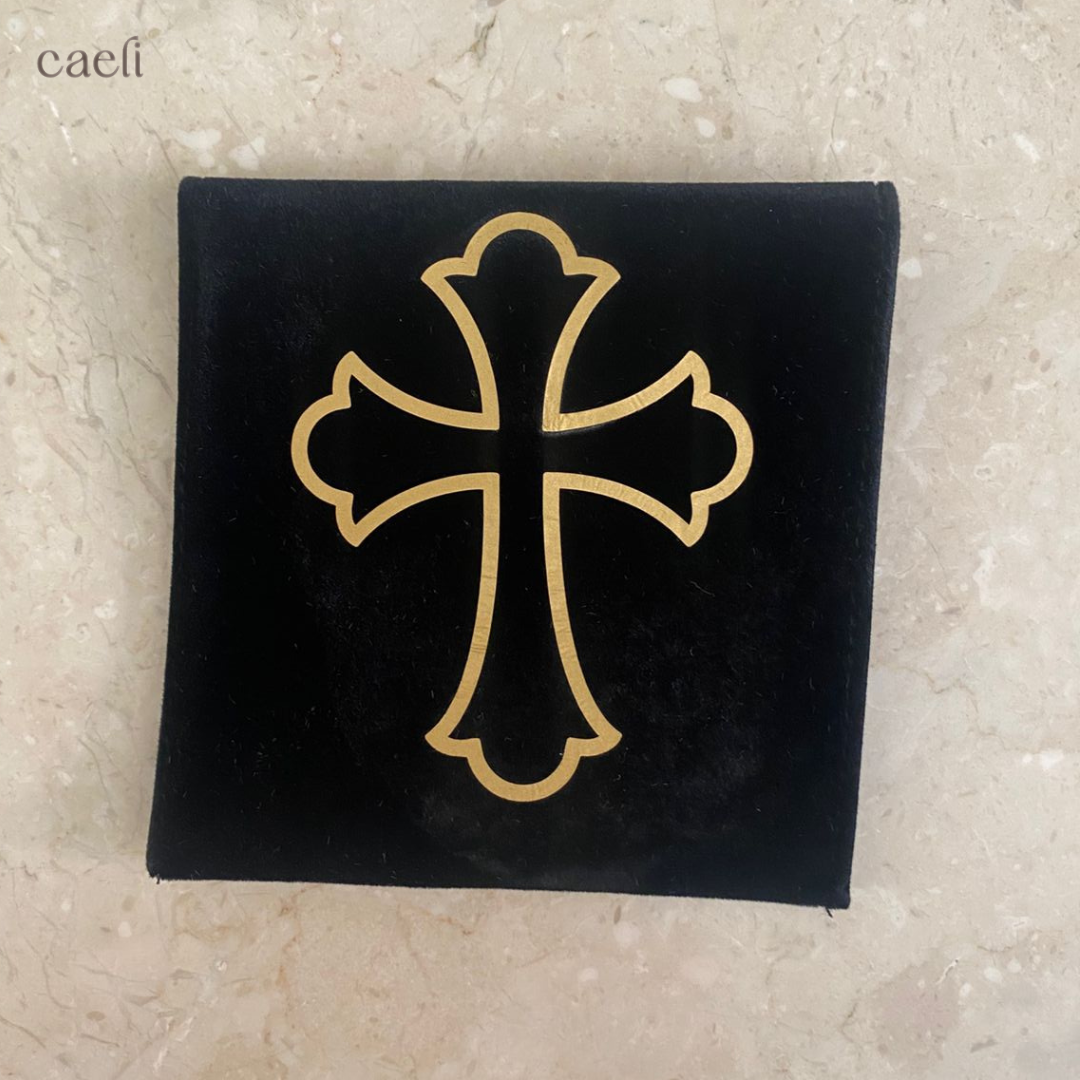 Velvet Pouches for Pocket Prayers or Rosaries | Elegant Keepsake for Pocket Prayers