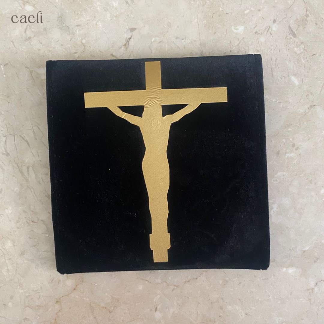 Velvet Pouches for Pocket Prayers or Rosaries | Elegant Keepsake for Pocket Prayers