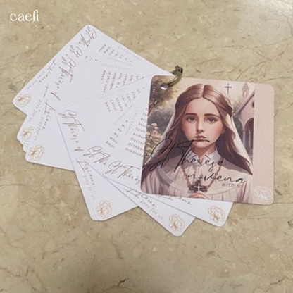 Pocket Prayers St. Thérèse of Lisieux Novena Booklet | 9-Day Prayer Guide with Binding Ring | Compact and Portable