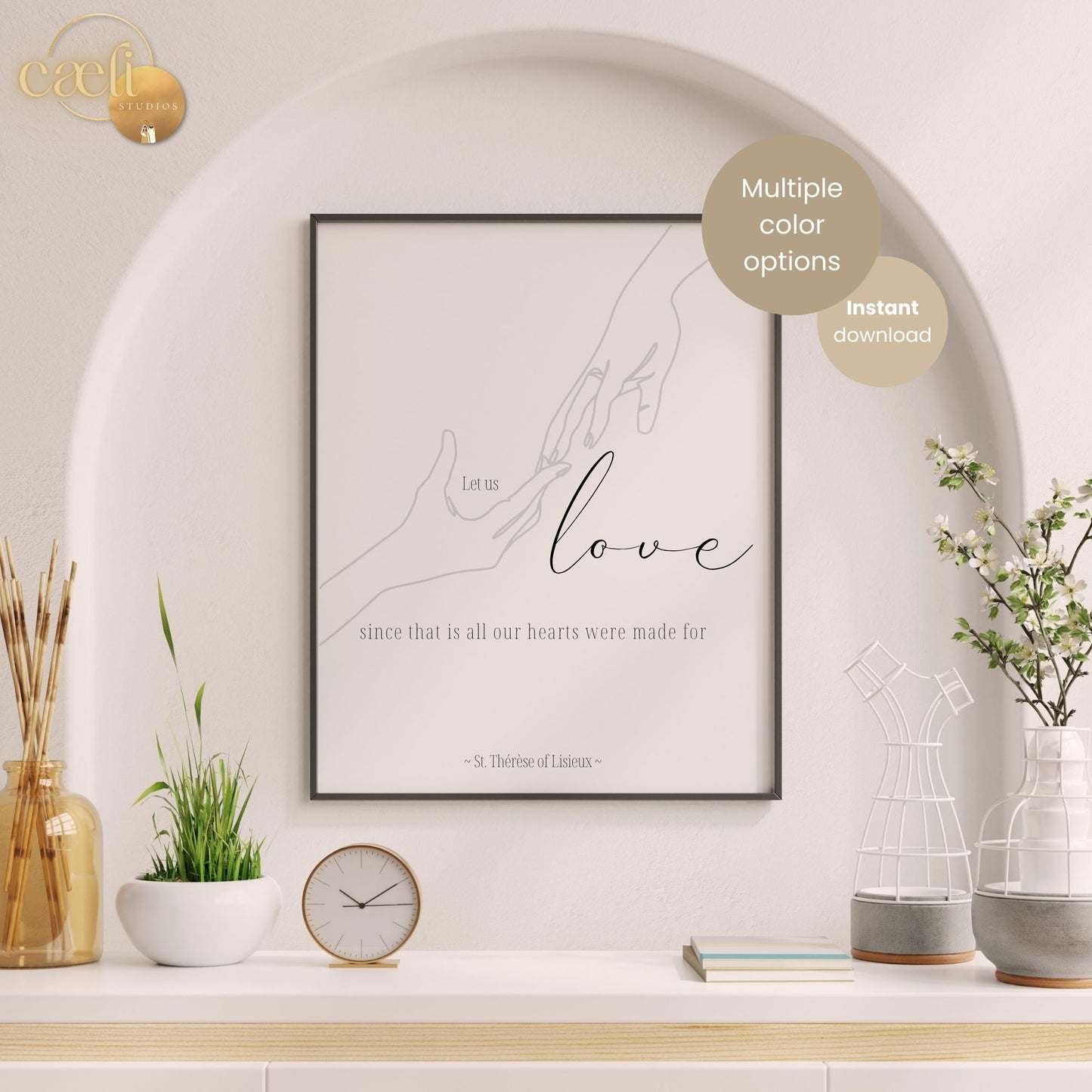 St. Thérèse of Lisieux - Love Quote | Wall Art