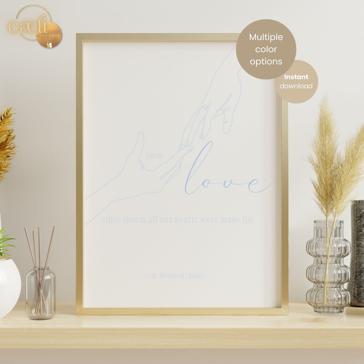 St. Thérèse of Lisieux - Love Quote | Wall Art