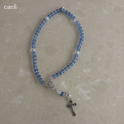 The Carina Magnetic Rosary Bracelet | Full 5 decade Rosary Bracelet