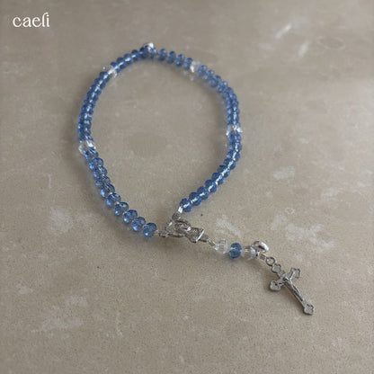 The Carina Magnetic Rosary Bracelet | Full 5 decade Rosary Bracelet