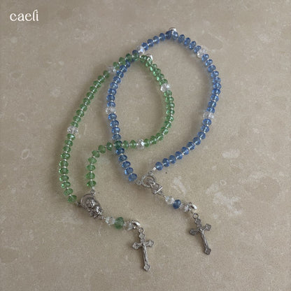 The Carina Magnetic Rosary Bracelet | Full 5 decade Rosary Bracelet