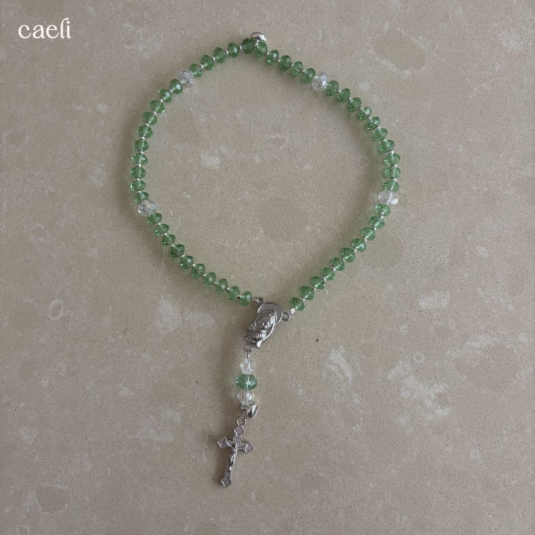 The Carina Magnetic Rosary Bracelet | Full 5 decade Rosary Bracelet