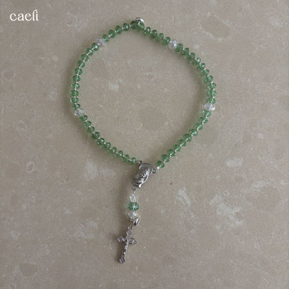 The Carina Magnetic Rosary Bracelet | Full 5 decade Rosary Bracelet