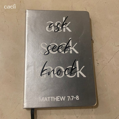Custom Scripture Verse Notebook | Personalisable Notebook | A5 Notebook | Pick your own Bible Verse! | Multiple Colour Options (Copy)