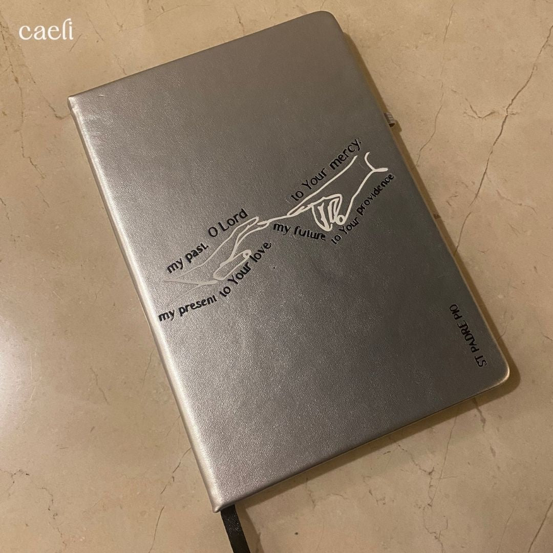 Padre Pio Hands Quote | A5 Notebook