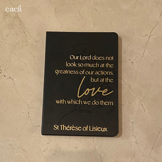 St Therese Greatness Notebook | A5 Notebook