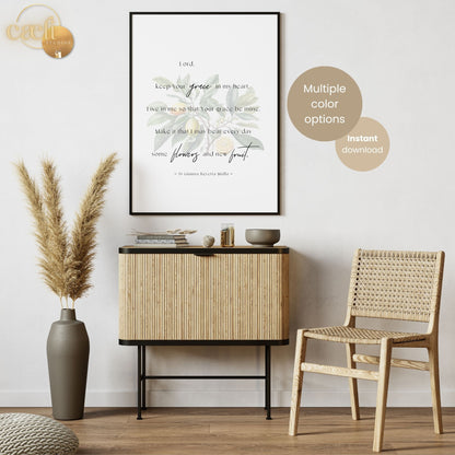 St Gianna Beretta Molla Quote | Wall Art