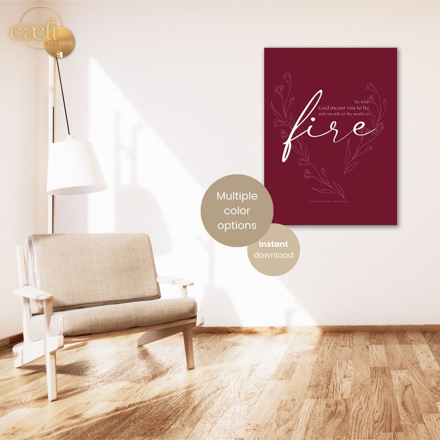 St Catherine of Siena Quote | Wall Art