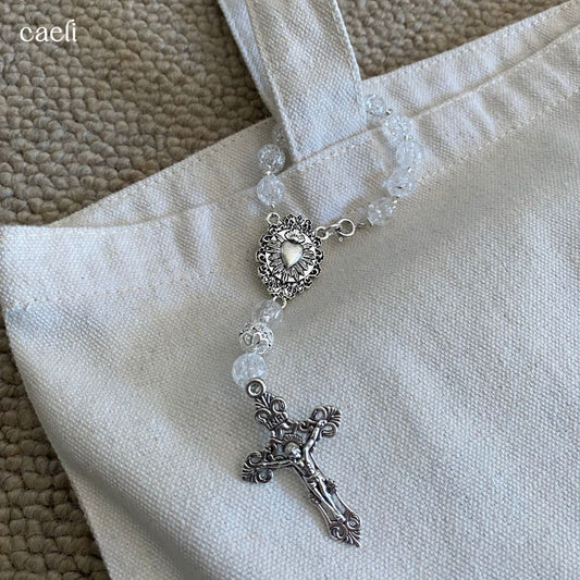 Decade Rosary Bag Charm | Our Lady of Fatima | Door Hanger