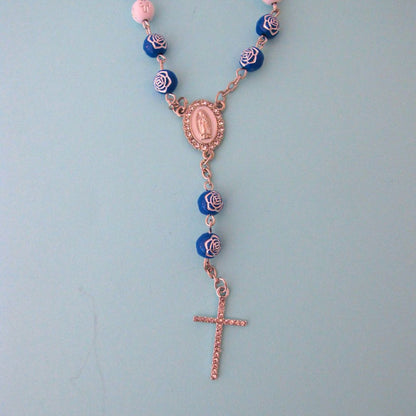 Rose Design Car Rosary