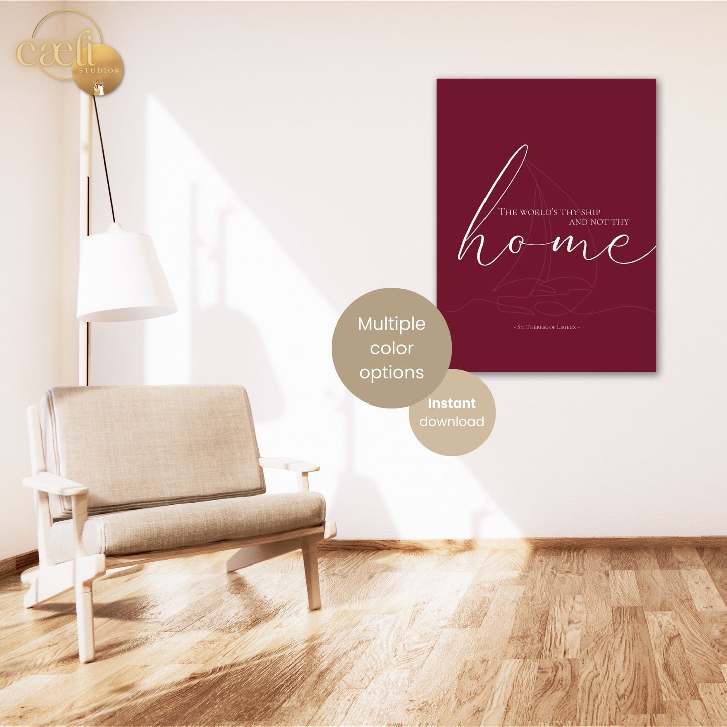 St. Thérèse of Lisieux - Home Quote | Wall Art