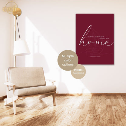 St. Thérèse of Lisieux - Home Quote | Wall Art