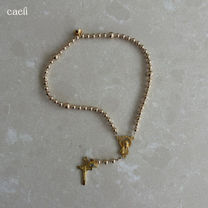 The Carina Magnetic Rosary Bracelet | Full 5 decade Rosary Bracelet
