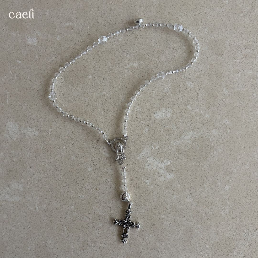 The Carina Magnetic Rosary Bracelet | Full 5 decade Rosary Bracelet