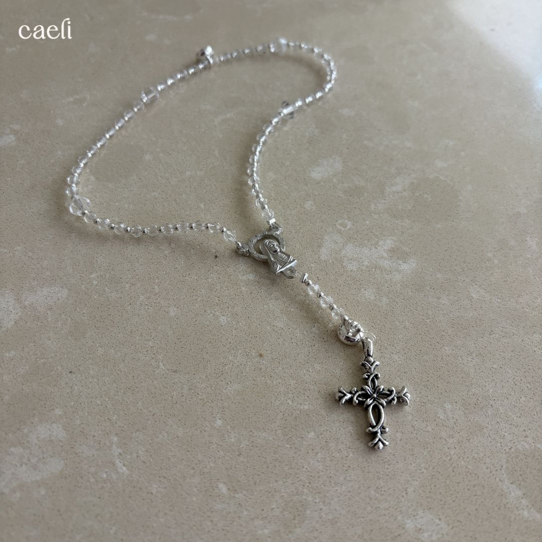 The Carina Magnetic Rosary Bracelet | Full 5 decade Rosary Bracelet