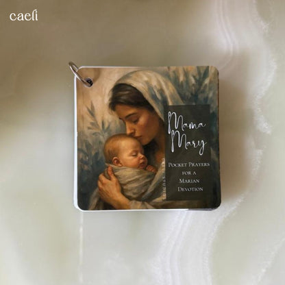 Pocket Prayers - Mary Prayers | 27-Page Prayer Guide with Binding Ring | Comprehensive and Portable