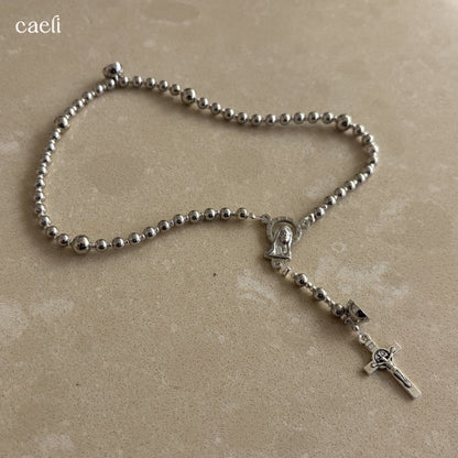 The Carina Magnetic Rosary Bracelet | Full 5 decade Rosary Bracelet