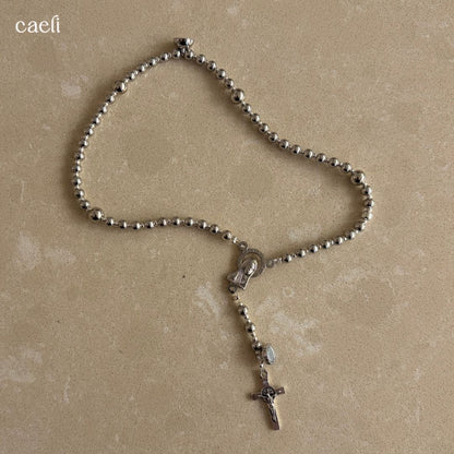 The Carina Magnetic Rosary Bracelet | Full 5 decade Rosary Bracelet