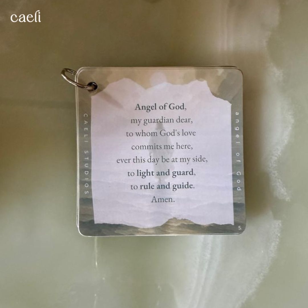 Pocket Prayers - Anxiety | 16-Page Guide with Binding Ring | He is with you | Portable Prayers